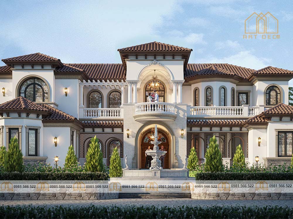 Phong cách Địa Trung Hải mộc mạc nhưng không kém phần sang trọng