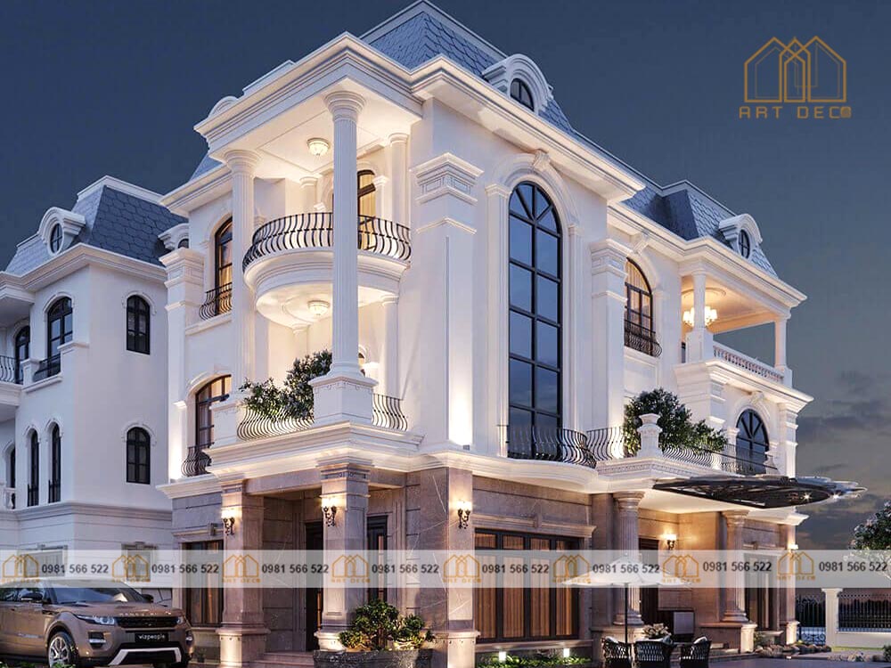Thiết kế châu Âu mang nét đẹp của sự tráng lệ và uy nghi