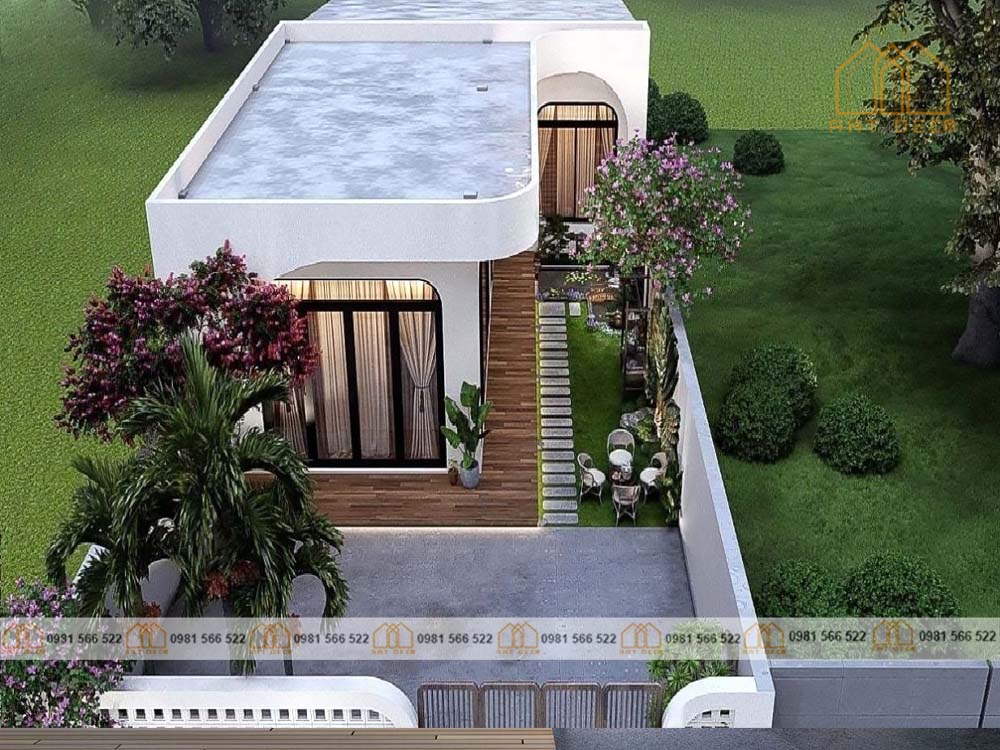Art Decor chuyên xây dựng nhà mái bằng chữ L