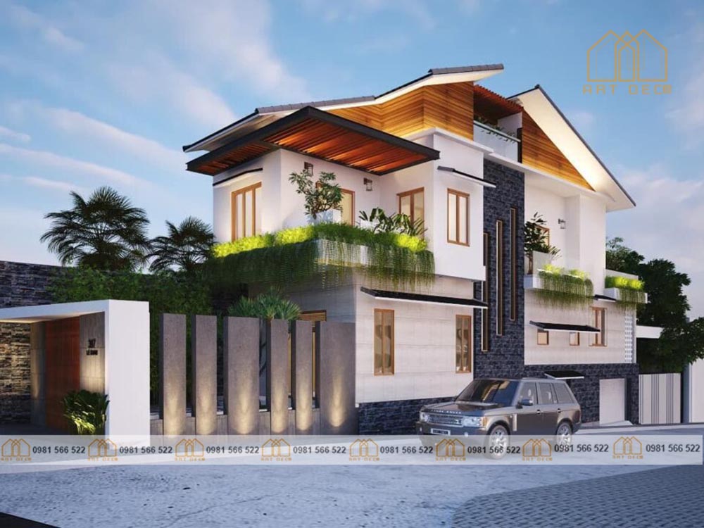 Art Decor là đơn vị chuyên thiết kế nhà mái lệch uy tín