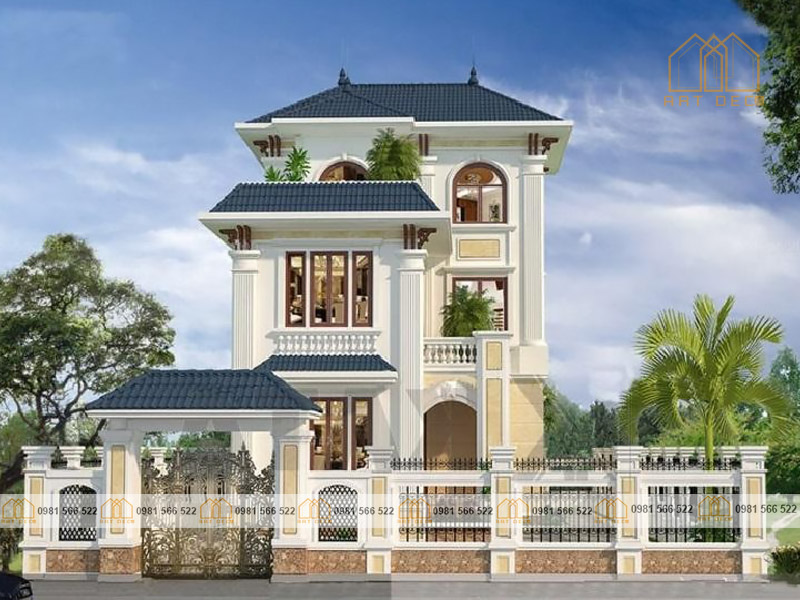 Thiết kế nhà ở tân cổ điển phổ biến ở thành thị lẫn nông thôn