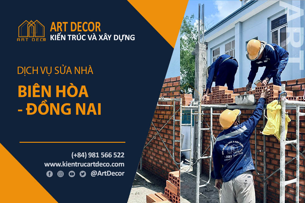 Dịch vụ sửa nhà Biên Hòa Đồng Nai trọn gói