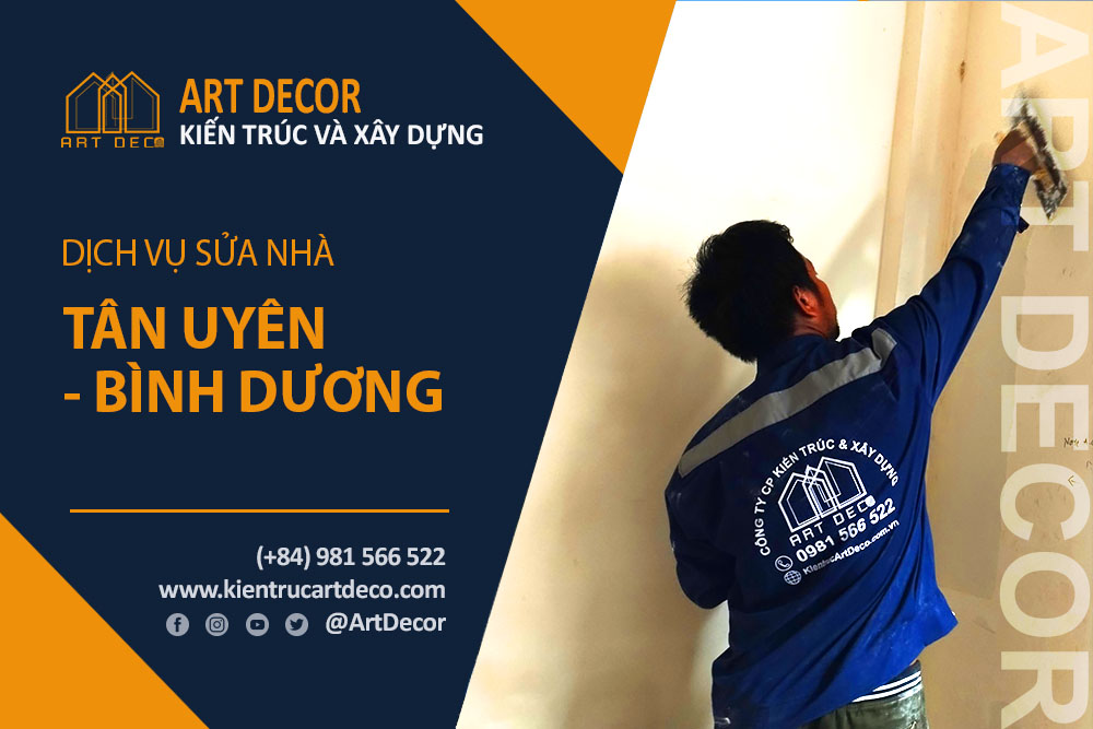 Nhà thầu chuyên sửa nhà trọn gói tiết kiệm tại Tân Uyên Bình Dương