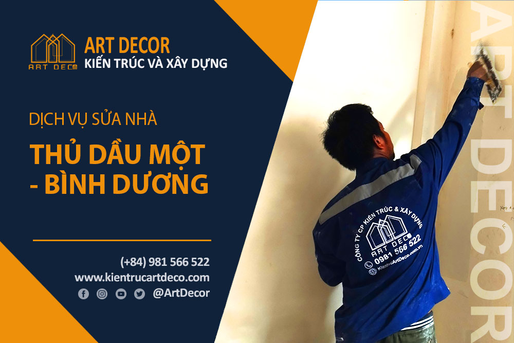 Dịch vụ sửa nhà trọn gói chuyên nghiệp tại Thủ Dầu Một Bình Dương