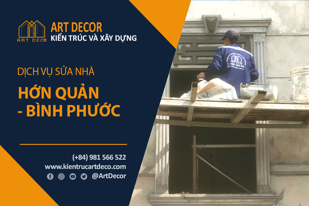 Nhận sửa chữa nhà ở chuyên nghiệp tại Hớn Quản Bình Phước