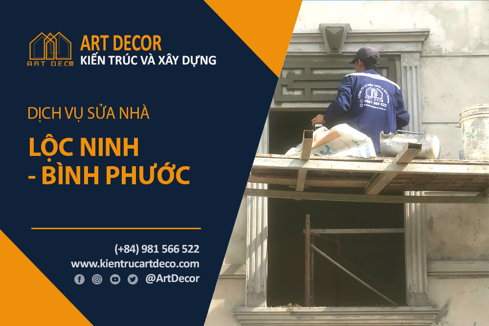 Đơn vị chuyên nhận sửa nhà uy tín tại Lộc Ninh