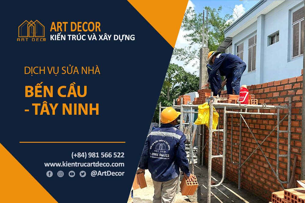 Nhà thầu sửa nhà Bến Cầu Tây Ninh trọn gói chuyên nghiệp