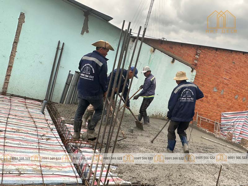 Cải tạo phần thô nhà ở Gò Dầu Tây Ninh để củng cố tính chắc chắn cho ngôi nhà