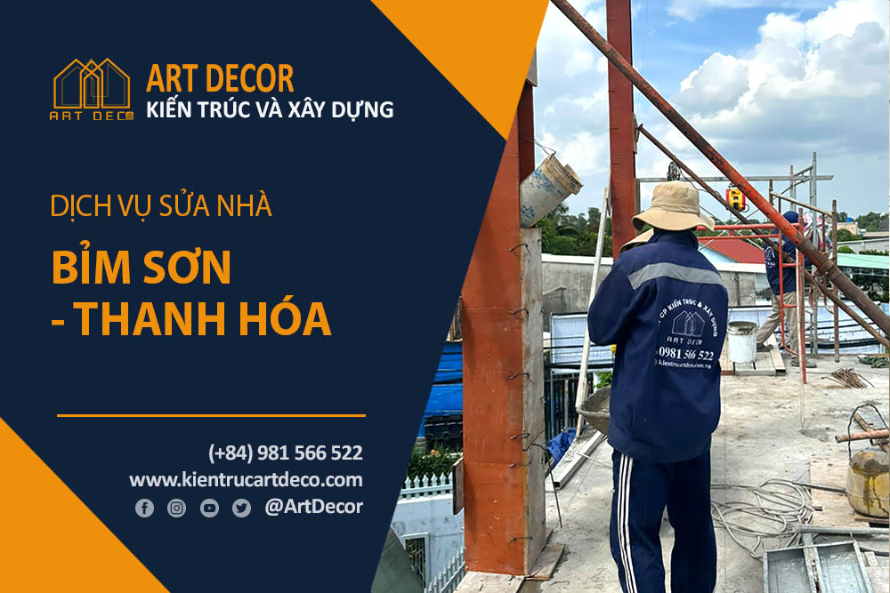 Nhận sửa chữa nhà ở Bỉm Sơn Thanh Hóa uy tín