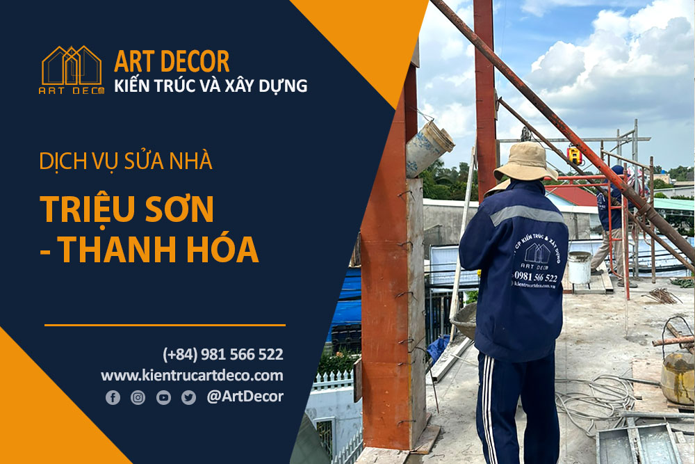 Nhà thầu chuyên nhận sửa chữa nhà ở Triệu Sơn Thanh Hóa