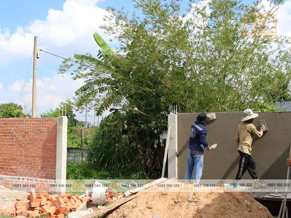 Hạng mục cải tạo sân vườn nhà ở quận Bình Tân