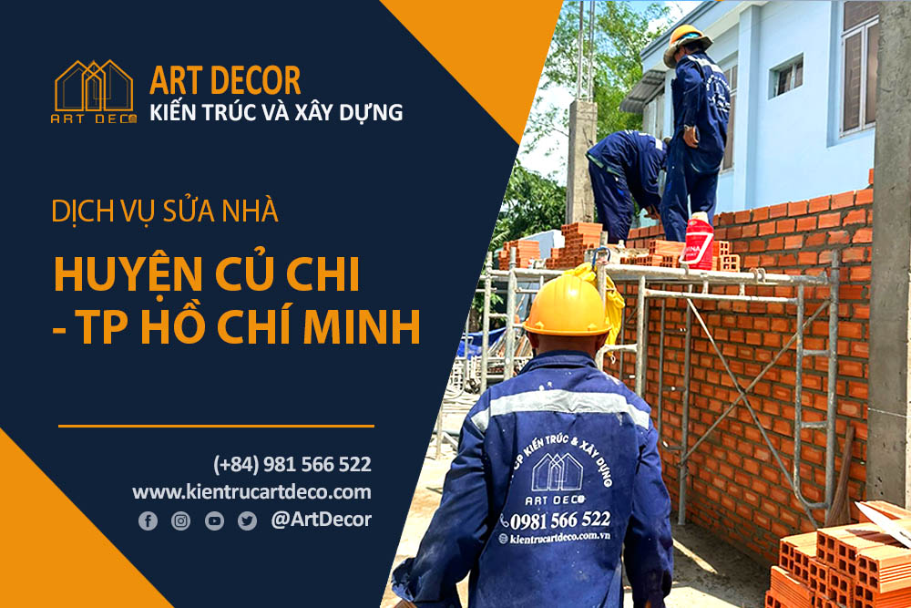Nhận sửa chữa cải tạo nhà ở huyện Củ Chi