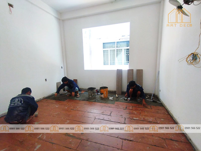 Cải tạo sàn nhà quận 6 do Art Decor thi công trọn gói