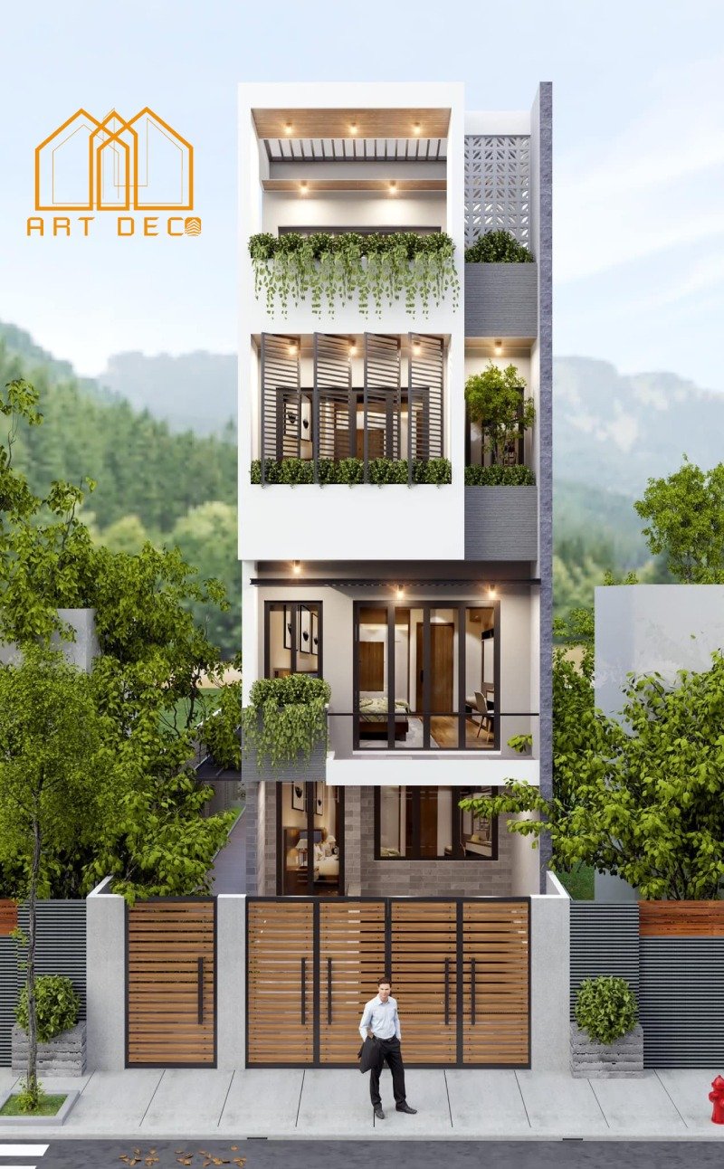 nhà 4 tầng 30m2