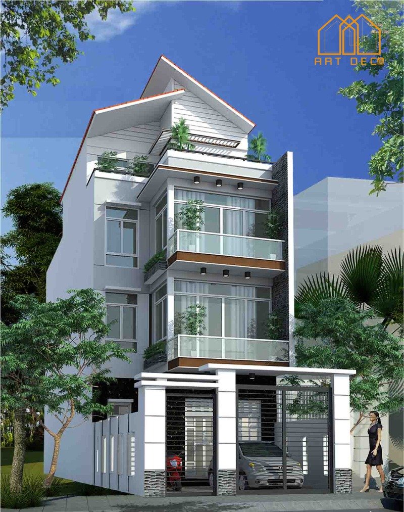 nhà 4 tầng 80m2