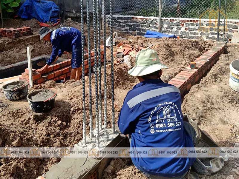 Phần thi công móng luôn được chú trọng cho các công trình nhà ở Đồng Nai
