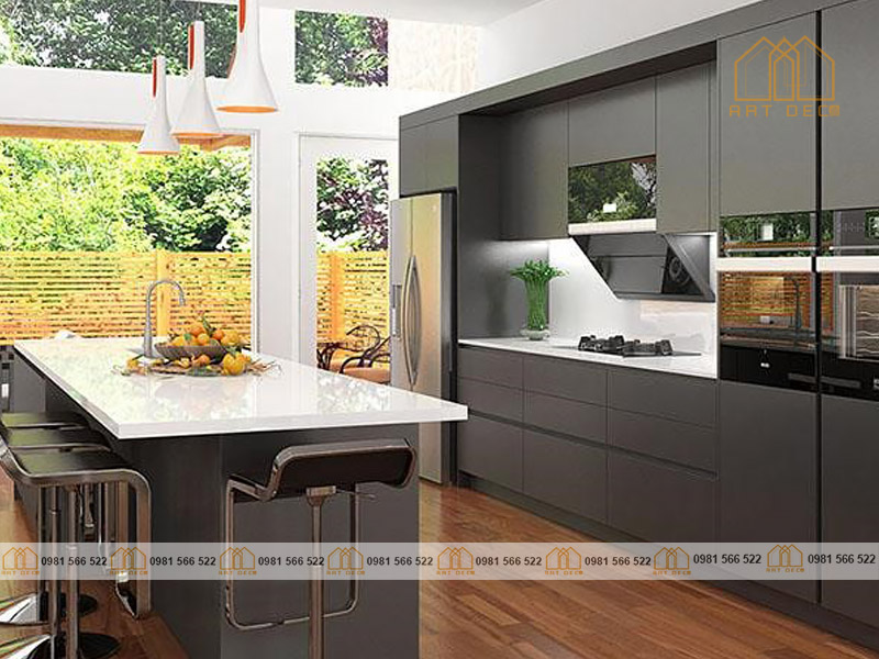 Phong cách bếp đảo thiên đường tối đa công năng sử dụng