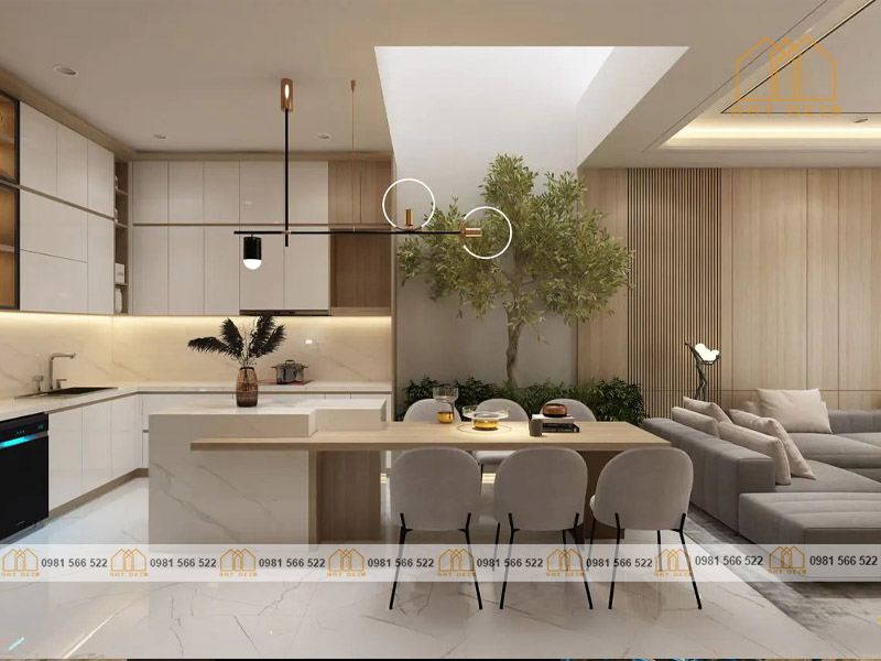 ARTDECOR chuyên thiết kế nhà bếp phong cách đa chức năng