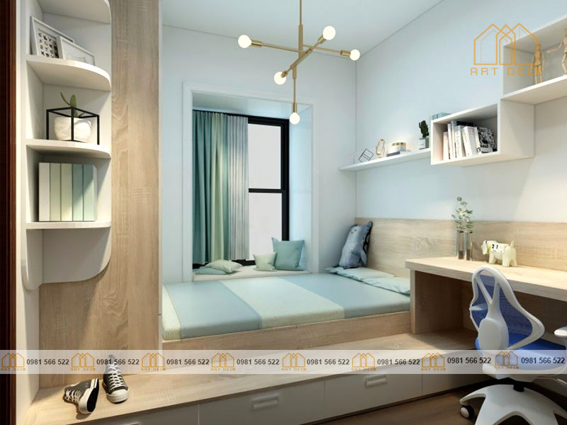 Thiết kế phòng ngủ không gian mở giúp trẻ gần gũi hơn với thiên nhiên
