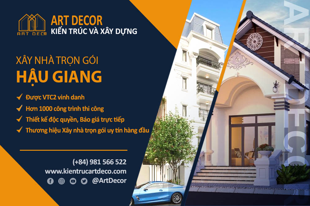 ART DECOR chuyên xây dựng nhà ở Hậu Giang uy tín